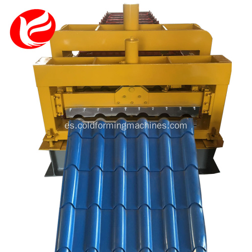 panel de tejado de azulejos formando máquina de fabricación de rollo